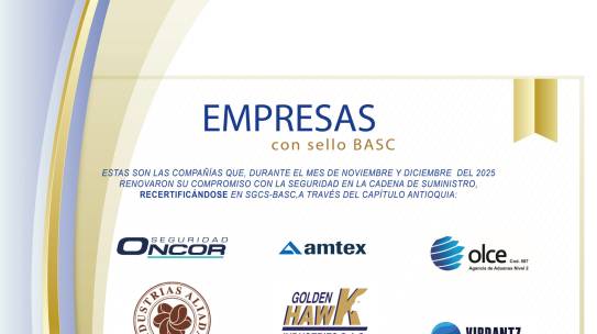 ¡Nuestras compañías Noviembre y Diciembre 2025!